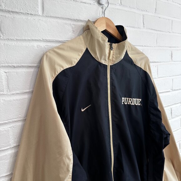 Vintage Nike Team Purdue Boilermakers Windbreaker Jacket Men's Medium - Picture 4 of 8